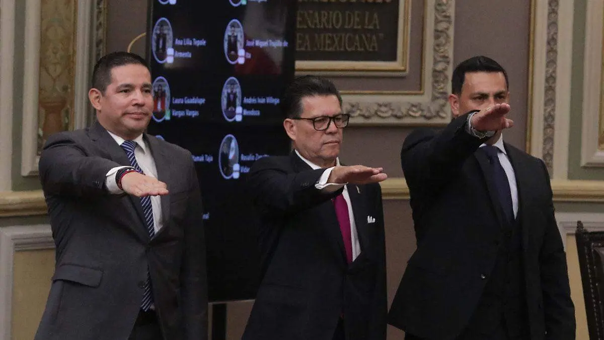 Iván Luna, Adrián Rodríguez y Fredy Erazo rinden protesta como magistrado de Puebla